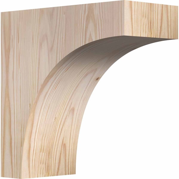 Ekena Millwork Huntington Smooth Corbel, Douglas Fir, 5 1/2"W x 12"D x 12"H COR06X12X12HUN00SDF - main